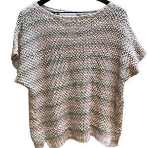 Adyson Parker spring pastel colored striped knit top
